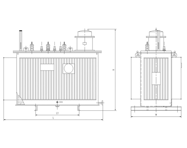 Серии S(B) Z трехфазный масляный распределительный трансформатор напряжения под нагрузкой 10 кВ2- (2)